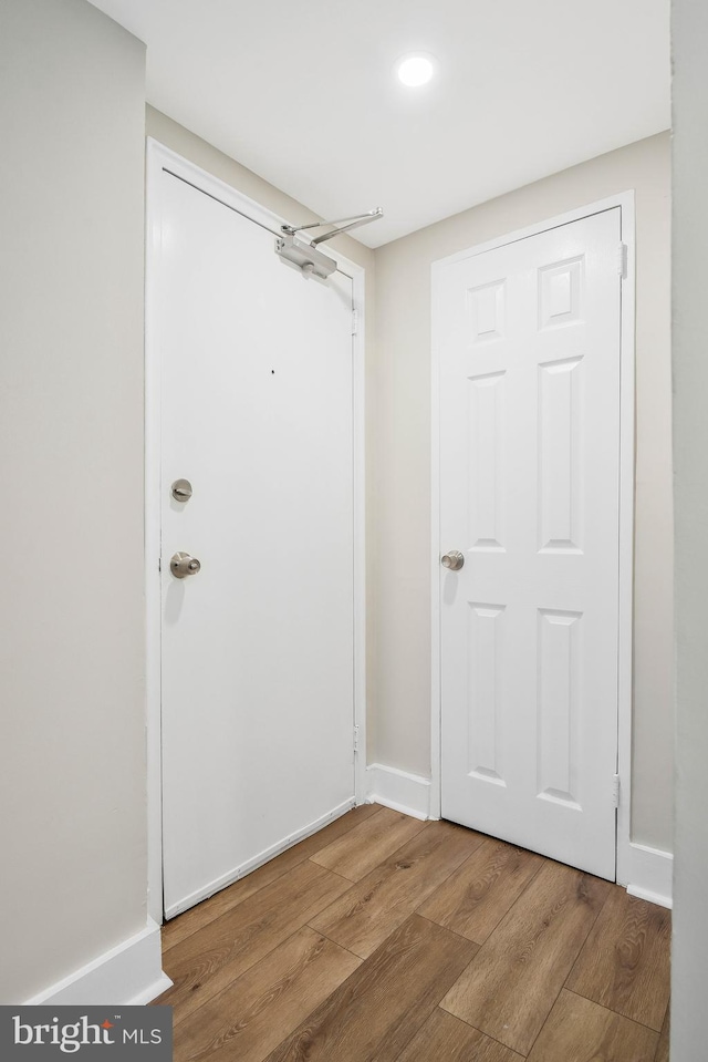 212 Oakwood St SE Unit B5, Washington, DC 20032 - entryway featuring wood finished floors