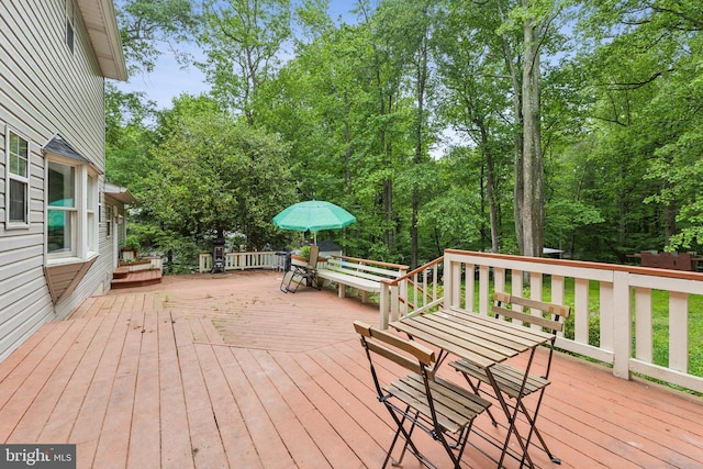 11500 Acton Ln, Waldorf, MD 20601 - view of wooden deck