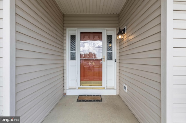 view of entrance to property