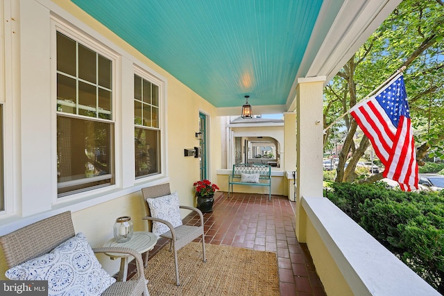 46 Murray Ave, Annapolis, MD 21401 - view of patio / terrace featuring covered porch