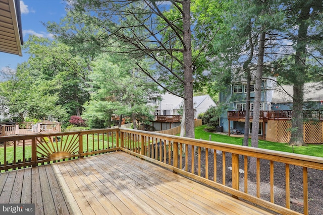 10007 Marshall Pond Rd, Burke, VA 22015 - view of wooden terrace