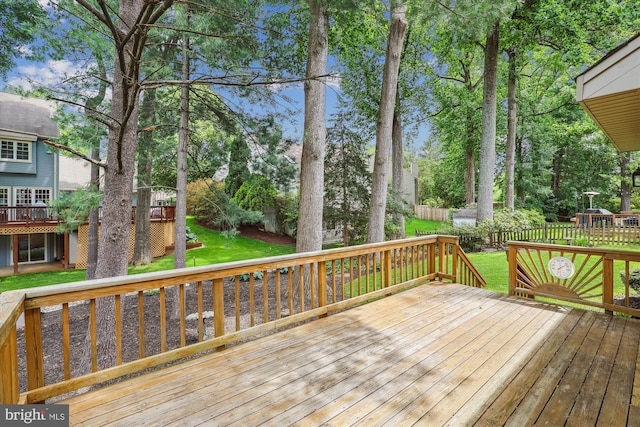 10007 Marshall Pond Rd, Burke, VA 22015 - view of wooden deck