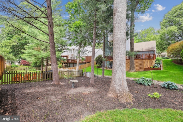 10007 Marshall Pond Rd, Burke, VA 22015 - view of yard with a deck