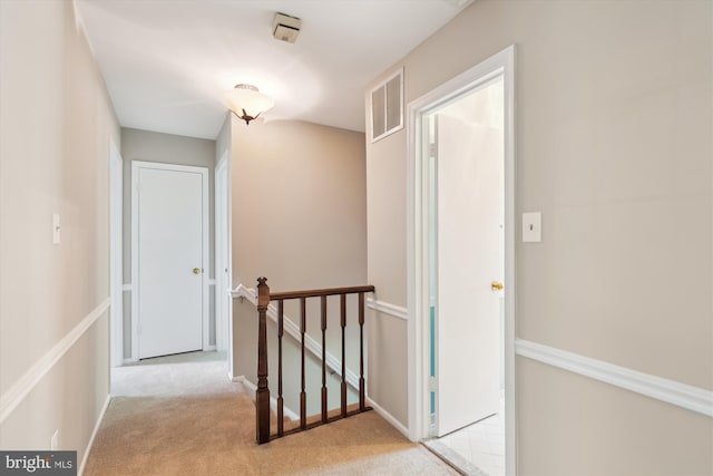 10007 Marshall Pond Rd, Burke, VA 22015 - corridor with an upstairs landing, carpet flooring, and baseboards