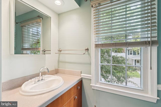 10007 Marshall Pond Rd, Burke, VA 22015 - bathroom with vanity and plenty of natural light