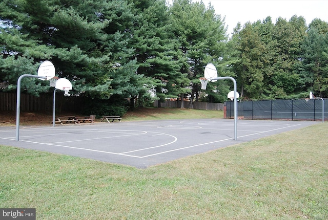 10007 Marshall Pond Rd, Burke, VA 22015 - view of basketball court with community basketball court