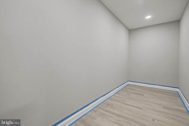 1500A Embassy, Harrisburg, PA 17109 - unfurnished room with baseboards, wood finished floors, and recessed lighting