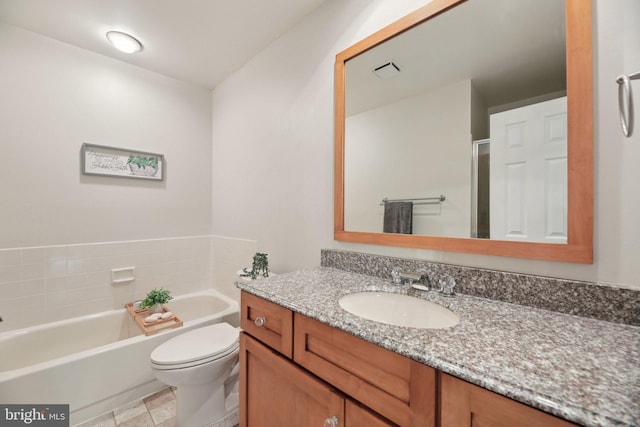 14321 Long Channel Dr, Germantown, MD 20874 - full bathroom featuring vanity and a bath