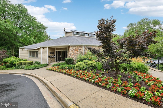 14321 Long Channel Dr, Germantown, MD 20874 - view of front of house with stone siding and roof with shingles