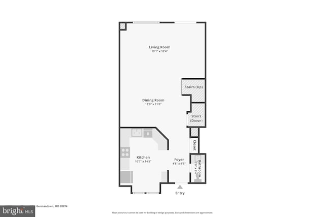 14321 Long Channel Dr, Germantown, MD 20874 - view of floor plan / room layout