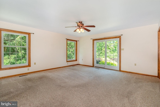 4 Apple Tree Ln, Hummelstown, PA 17036 - empty room with ceiling fan and carpet flooring