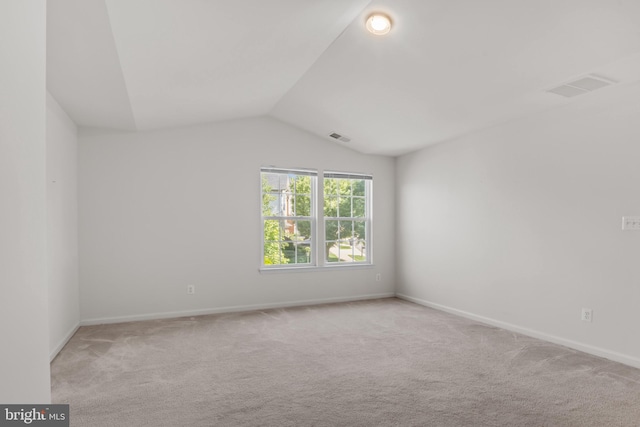 16874 Reef Knot Way, Woodbridge, VA 22191 - carpeted spare room featuring baseboards and vaulted ceiling