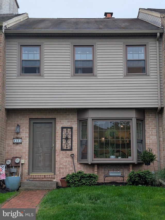 4121 Rittenhouse Ln, Skippack, PA 19474 - view of front facade featuring brick siding