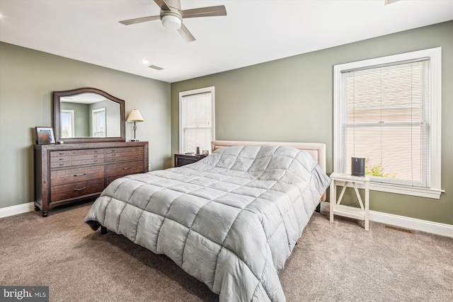 2006 N Bancroft Pkwy, Wilmington, DE 19806 - carpeted bedroom featuring baseboards and ceiling fan