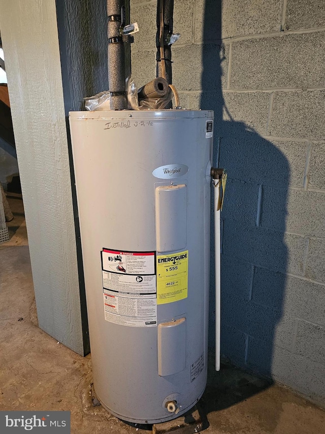 10992 Roxbury Rd, Orrstown, PA 17244 - utility room with water heater