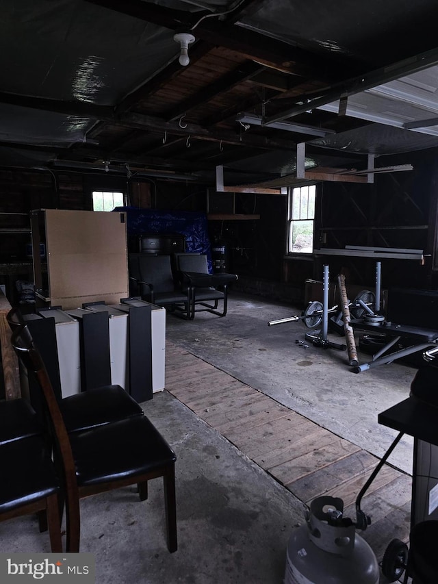 10992 Roxbury Rd, Orrstown, PA 17244 - miscellaneous room featuring a garage