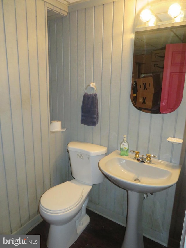 half bath with toilet