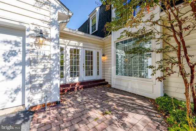 9841 Meadowcroft Ln, Montgomery Village, MD 20886 - view of patio featuring french doors