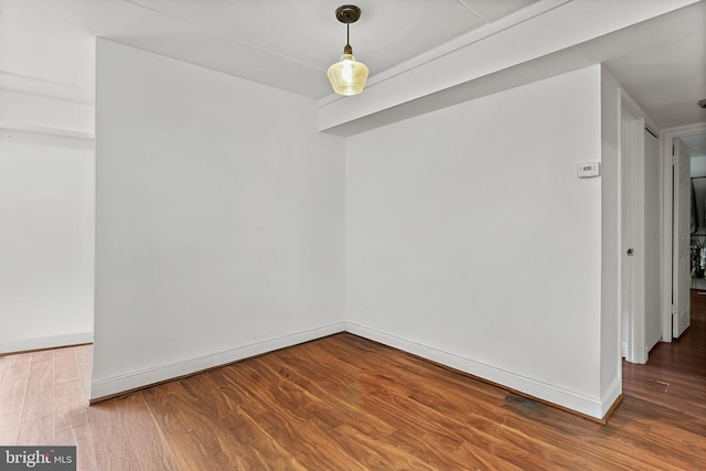 10816 Green Mountain Cir Unit 19-10, Columbia, MD 21044 - empty room with wood finished floors and baseboards