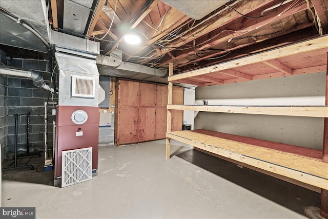 101 Flower, Mount Airy, MD 21771 - unfinished basement with heating unit