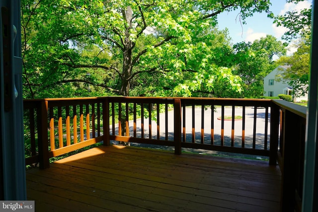 3506 Split Rail Ln, Ellicott City, MD 21042 - view of wooden deck