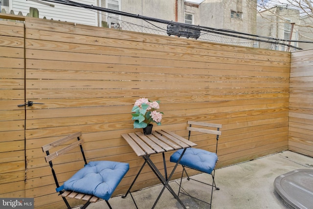 view of patio