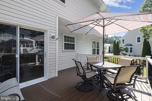 1839 Disney Estates Cir, Severn, MD 21144 - deck with outdoor dining area