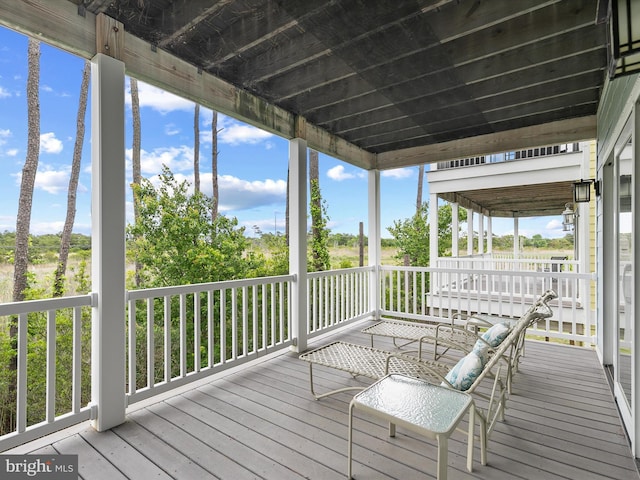 32561 Heron Cir Unit 13, Bethany Beach, DE 19930 - view of wooden deck
