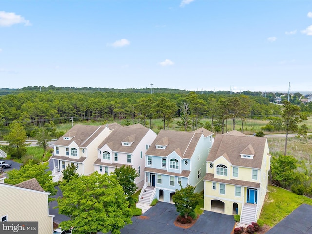 32561 Heron Cir Unit 13, Bethany Beach, DE 19930 - aerial view of residential area with a heavily wooded area