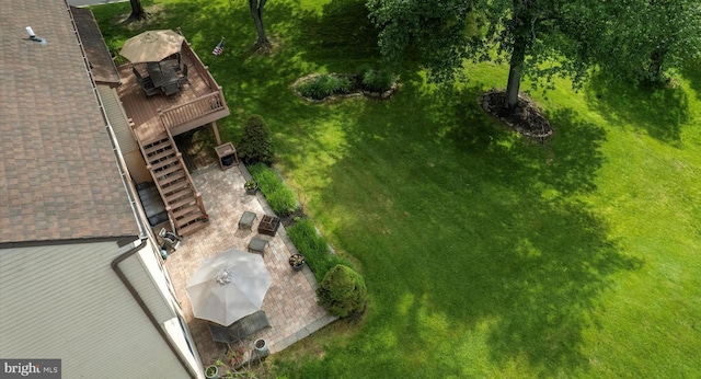 500 Newport Cir, Langhorne, PA 19053 - view from above of property