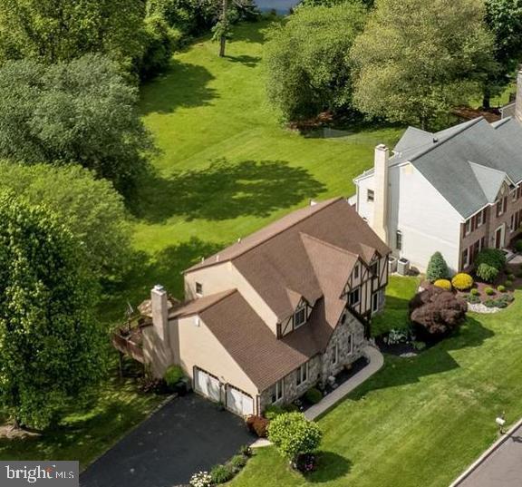 500 Newport Cir, Langhorne, PA 19053 - aerial view of property and surrounding area
