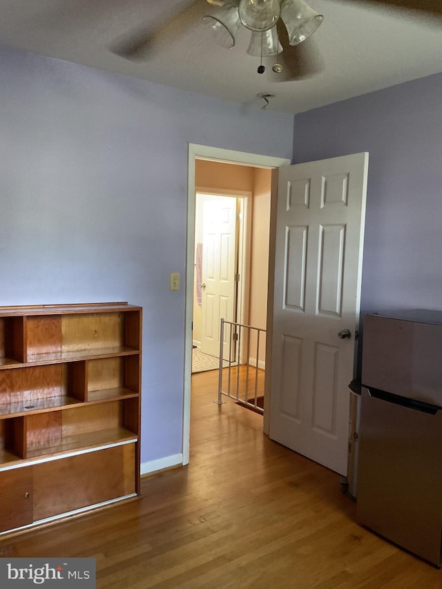 2817 Ontario Ave, Baltimore, MD 21234 - unfurnished room featuring a ceiling fan and wood finished floors