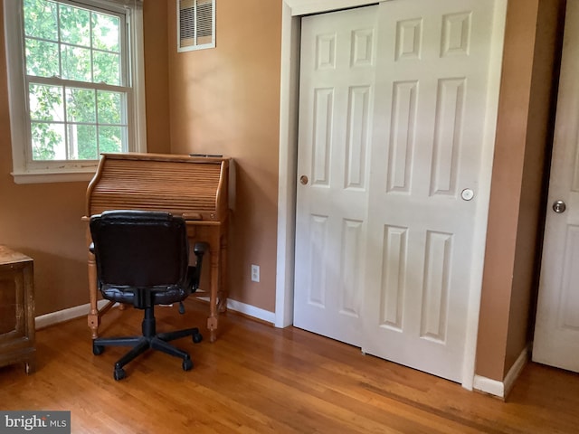 2817 Ontario Ave, Baltimore, MD 21234 - home office with wood finished floors