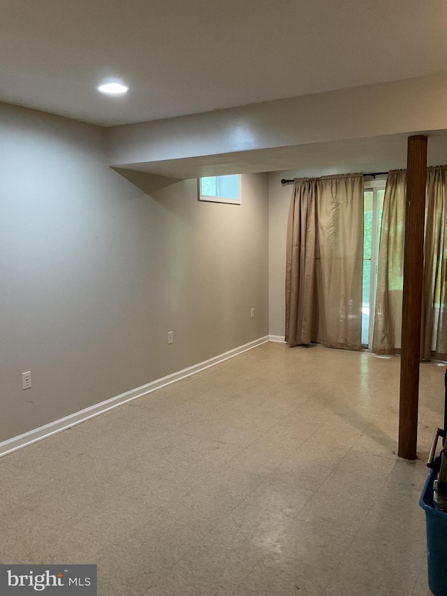 2817 Ontario Ave, Baltimore, MD 21234 - basement with light floors and recessed lighting