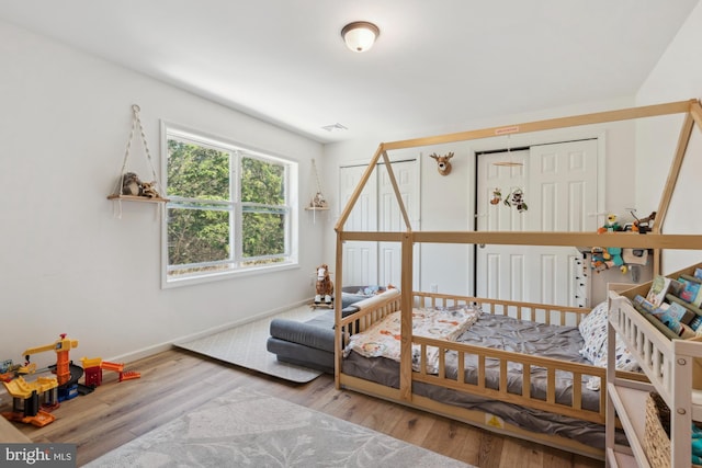 301 Heine Ave, Woodbine, NJ 08270 - bedroom with wood finished floors and baseboards