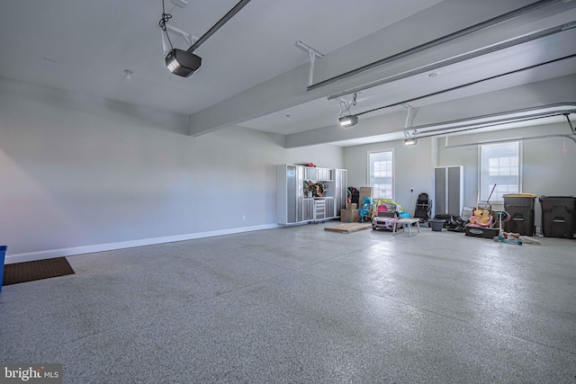 232 Cobblestone Ln, Bethlehem, PA 18020 - garage featuring baseboards