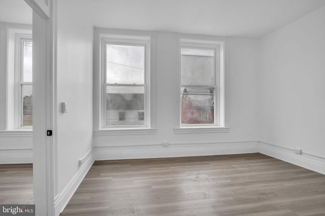 19 Valley St, Lewistown, PA 17044 - empty room featuring wood finished floors and baseboards