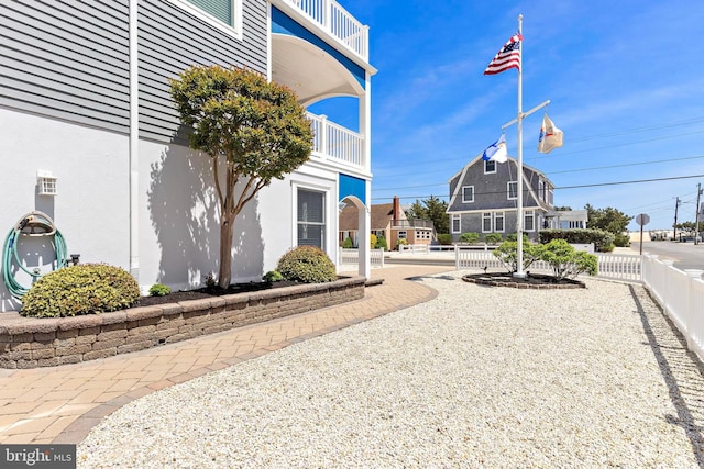 127 E 13th St, Long Beach Township, NJ 08008 - view of yard featuring a balcony