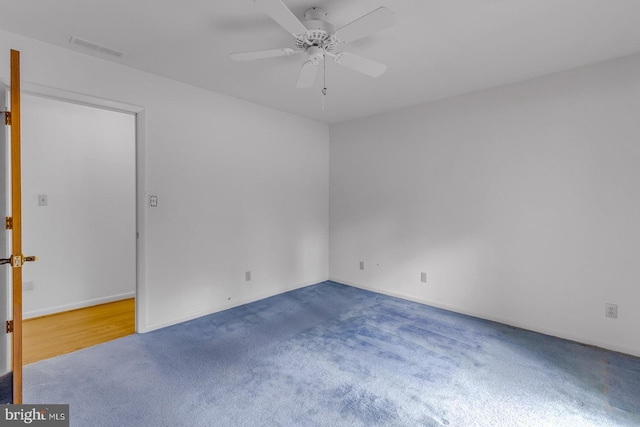 109 Kingfisher Cir, Weems, VA 22576 - empty room featuring carpet floors and ceiling fan
