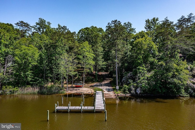 109 Kingfisher Cir, Weems, VA 22576 - dock featuring a water view