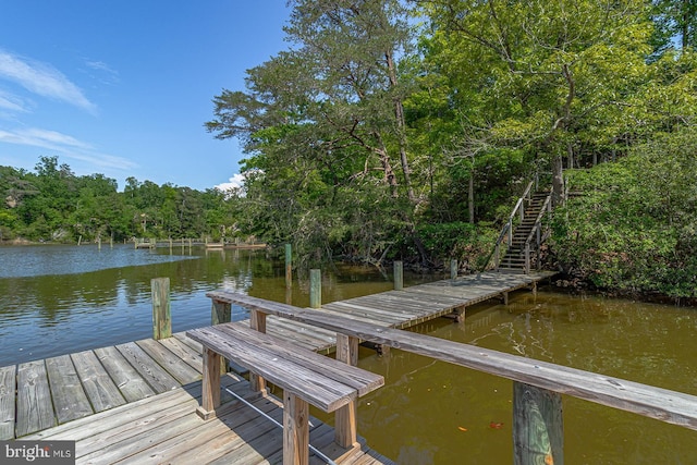 109 Kingfisher Cir, Weems, VA 22576 - dock with a water view