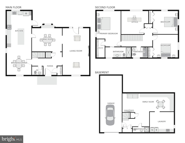 4701 Fort Sumner Dr, Bethesda, MD 20816 - floor plan / room layout