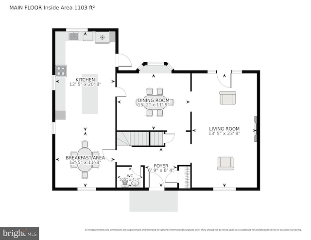 4701 Fort Sumner Dr, Bethesda, MD 20816 - home floor plan