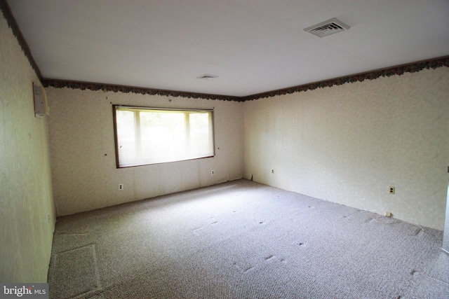 spare room with carpet flooring
