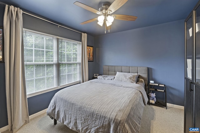 1731 Webland Park, Charlottesville, VA 22901 - bedroom featuring baseboards, carpet, and ceiling fan
