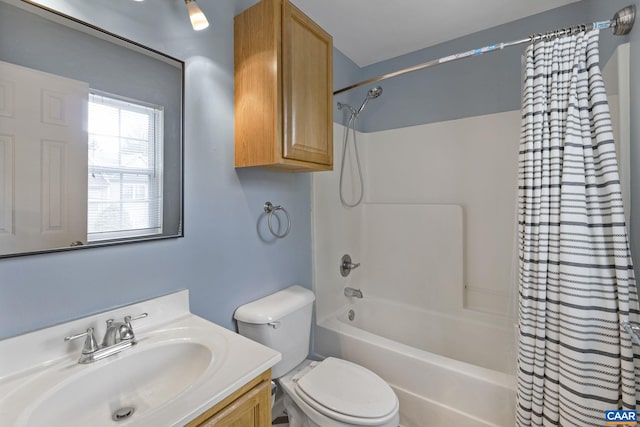 1731 Webland Park, Charlottesville, VA 22901 - bathroom with shower / tub combo, vanity, and toilet