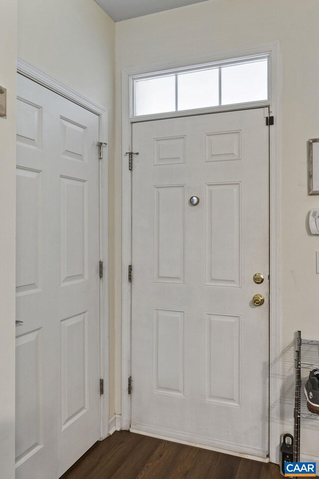 1731 Webland Park, Charlottesville, VA 22901 - entryway featuring dark wood-style floors