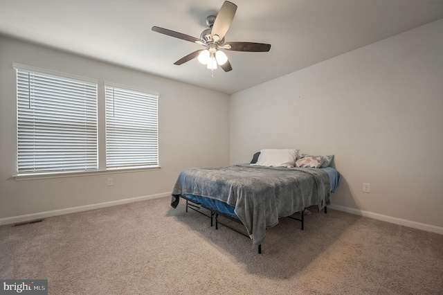 45 Quigley Ct, Camden Wyoming, DE 19934 - carpeted bedroom with baseboards and a ceiling fan