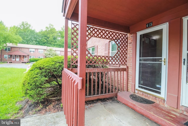 415 Garnet Dr, Burlington, NJ 08016 - view of exterior entry with brick siding
