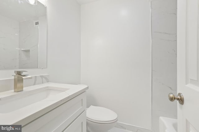 1900 Lyttonsville Rd Unit 216, Silver Spring, MD 20910 - full bathroom featuring toilet, vanity, a tub, and a shower